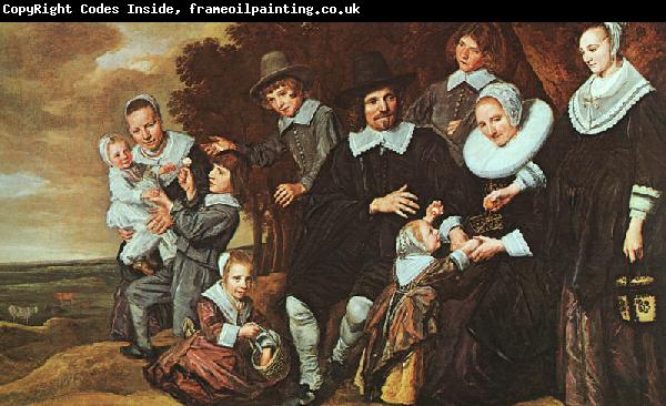 Frans Hals A Family Group in a Landscape